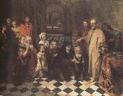 REMBRANDT Harmenszoon van Rijn The Dismissal of Hagar and Ishmael (mk33) oil on canvas